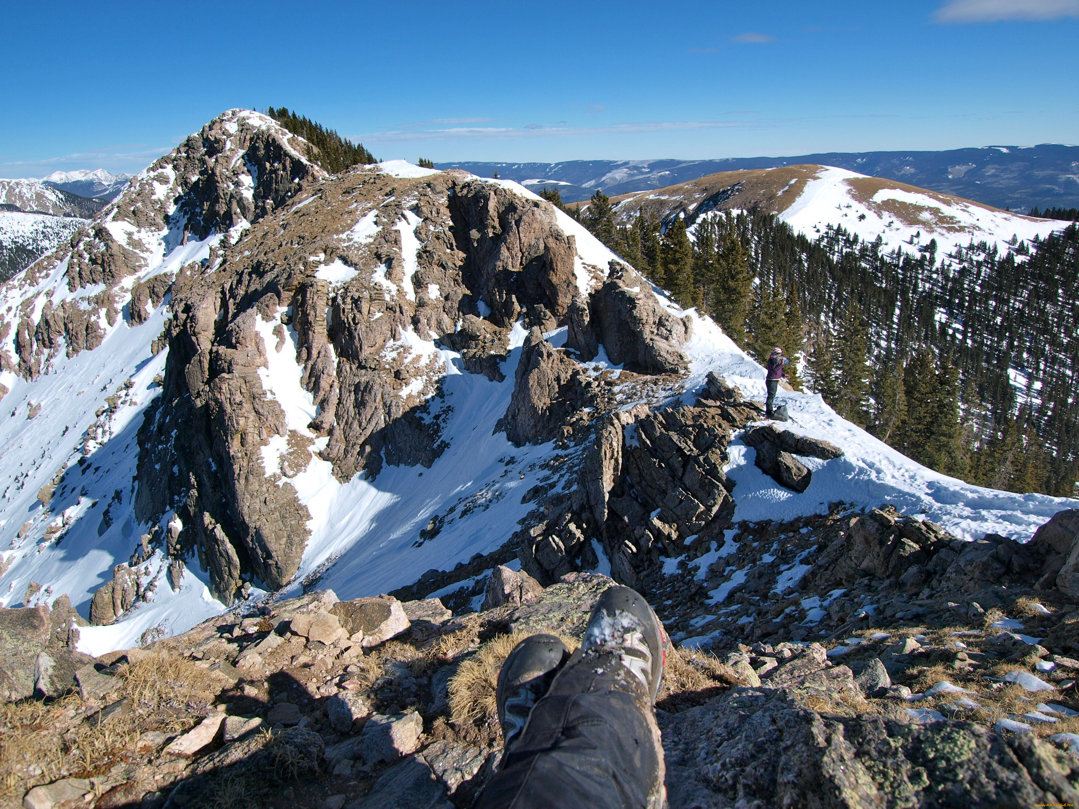 lake, peak, and, the, pecos, wilderness, , , usa